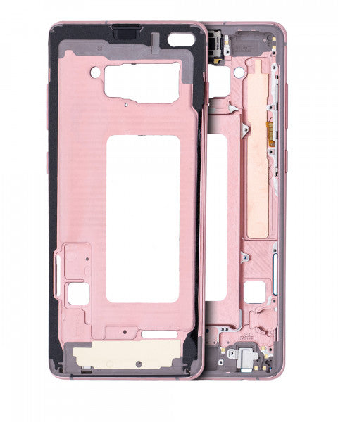 Samsung Galaxy S10 Plus Mid-Frame Housing Replacement Flamingo Pink
