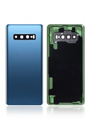 Samsung Galaxy S10 Plus Back Cover With Camera Lens Replacement Prism Blue