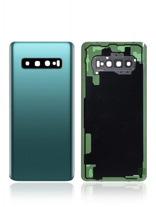 Samsung Galaxy S10 Plus Back Cover With Camera Lens Replacement Prism Green