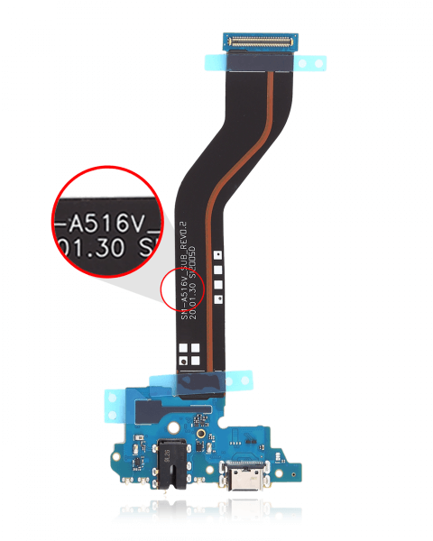 Samsung Galaxy A51 5G (A516/2020) Charging Port Flex with Headphone Jack Replacement