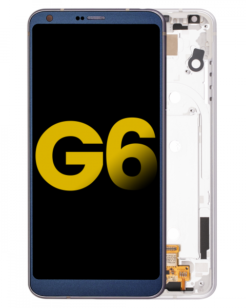 LG G6 Screen Replacement Ice Platinum Silver
