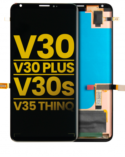 LG V30 Screen Replacement Aurora Black Without Frame
