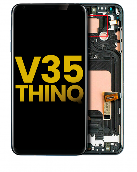 LG V35 ThinQ Screen Replacement Aurora Black