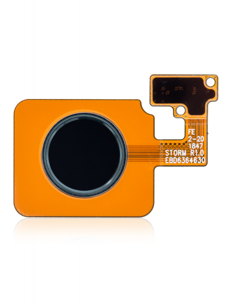 LG V50 ThinQ 5G Home Button Fingerprint Sensor Flex Replacement Black