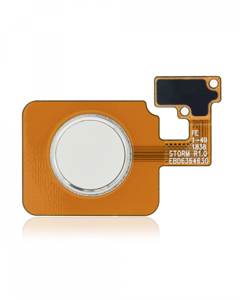 LG V40 ThinQ Home Button Flex Replacement Silver