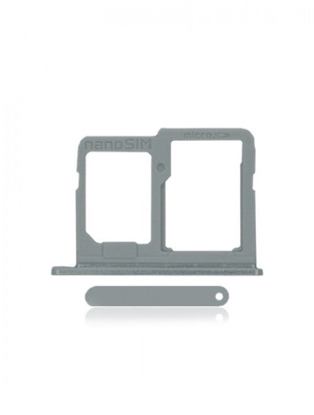 LG Q6 Sim Card + SD Card Tray Silver