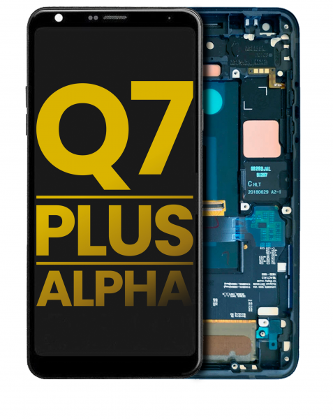 LG Q7 Screen Replacement Light Blue
