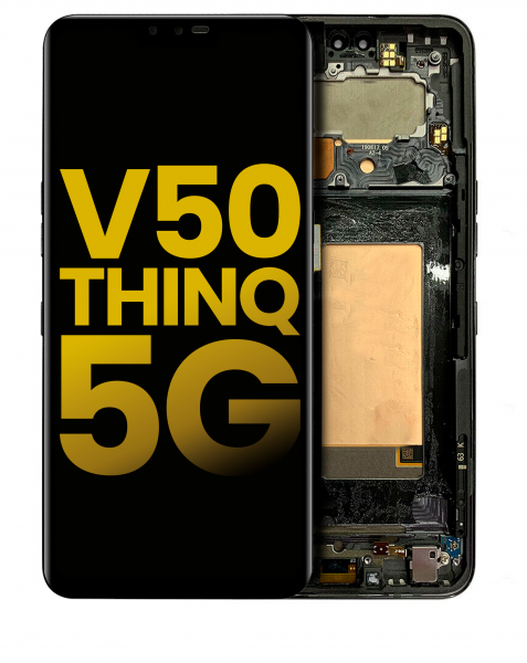 LG V50 ThinQ 5G Screen Replacement Aurora Black US Version
