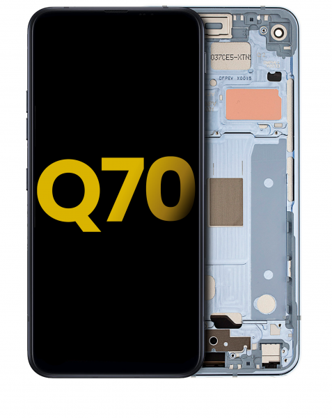LG Q70 Screen Replacement Mirror Blue