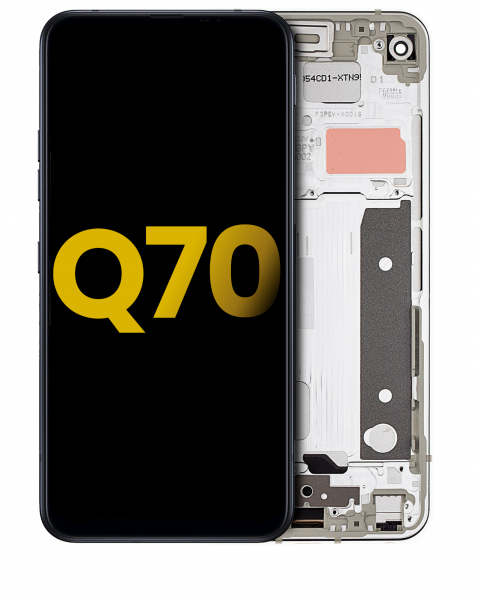 LG Q70 Screen Replacement Mirror Silver