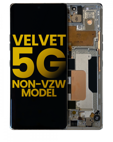 LG Velvet 5G Screen Replacement Silver Non - Verizon