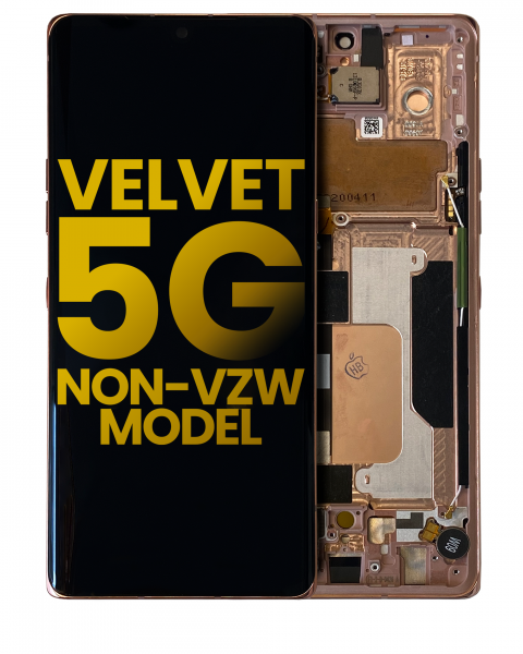 LG Velvet 5G Screen Replacement Pink Non-Verizon