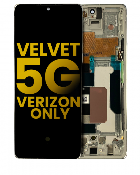 LG Velvet 5G Screen Replacement Silver Verizon