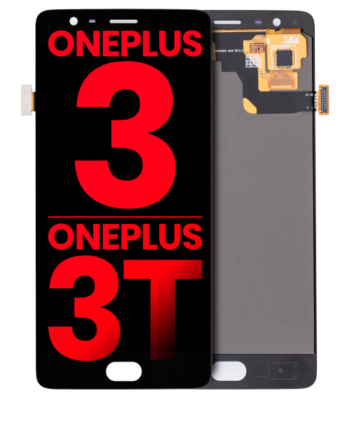OnePlus 3 Screen Replacement Black Without Frame