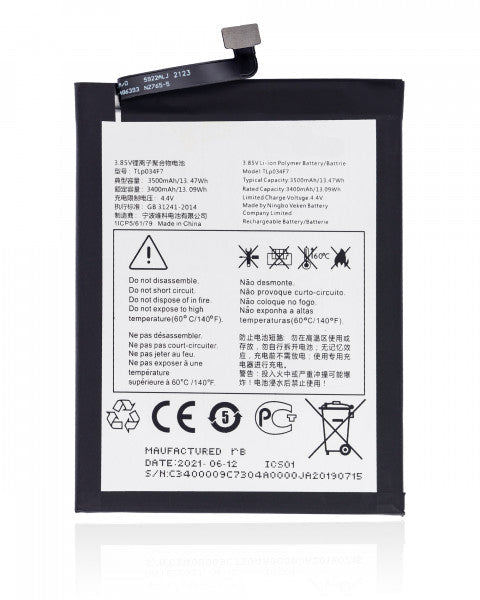 Alcatel 3C (5026 / 2018) Battery Replacement