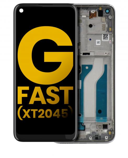 Motorola Moto G Fast (XT2045-3 / 2020) Screen Replacement With Frame
