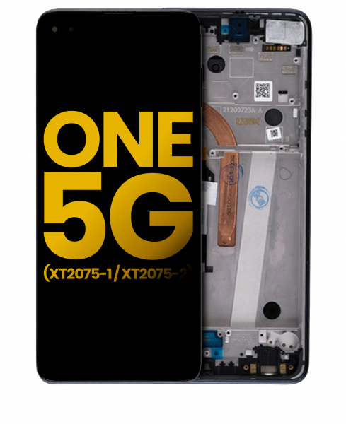 Motorola Moto G 5G Plus (XT2075 / 2020) Screen Replacement With Frame