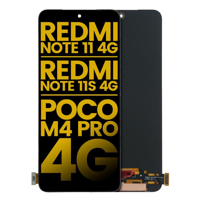 Xiaomi Redmi Note 11 / Redmi Note 11S 4G / Xiaomi Poco M4 Pro 4G / Redmi Note 12S OLED Assembly Without Frame Replacement