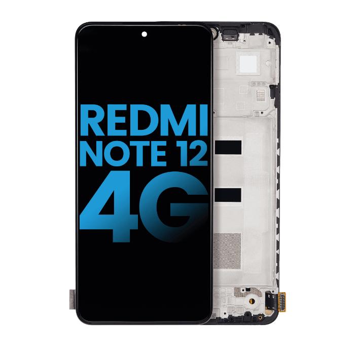Xiaomi Redmi Note 12 4G LCD Assembly With Frame Replacement