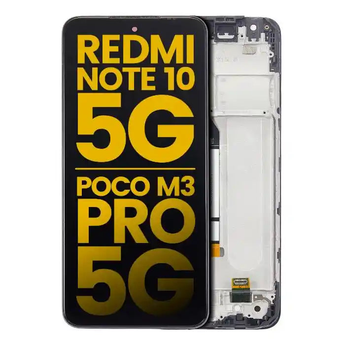 Xiaomi Redmi Note 10 5G / Poco M3 Pro 5G / Redmi Note 10T 5G / Redmi Note 11SE LCD Assembly Without Frame Replacement