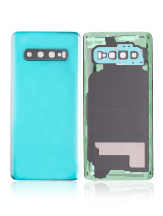 Samsung Galaxy S10 Back Cover With Camera Lens Replacement Prism Green
