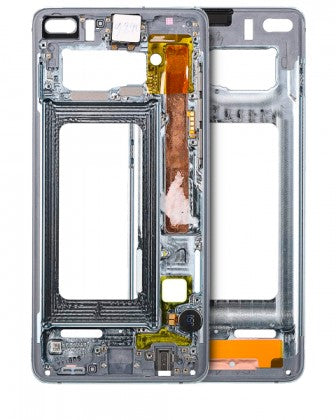 Samsung Galaxy S10 Mid-Frame Housing Replacement Prism White