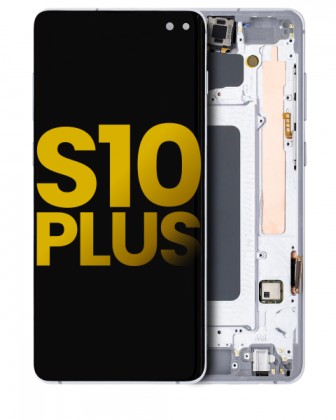 Samsung Galaxy S10 Plus Screen Replacement Prism White