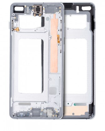 Samsung Galaxy S10 Plus Mid-Frame Housing Replacement Prism White