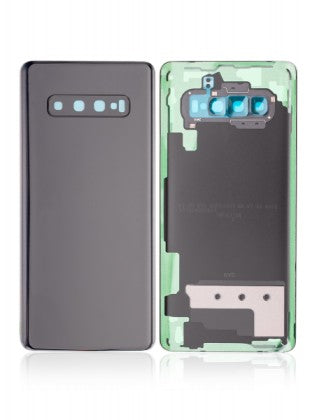 Samsung Galaxy S10 Plus Back Cover With Camera Lens Replacement Prism Black