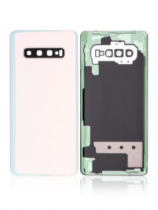 Samsung Galaxy S10 Plus Back Cover With Camera Lens Replacement Prism White