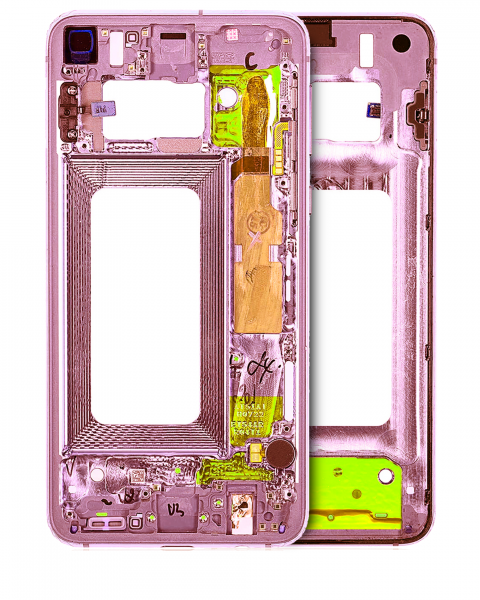 Samsung Galaxy S10E Mid-Frame Housing Replacement Flaming Pink