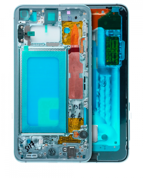 Samsung Galaxy S10E Mid-Frame Housing Replacement Prism Green
