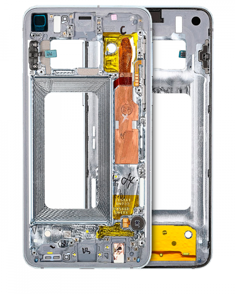 Samsung Galaxy S10E Mid-Frame Housing Replacement Prism White