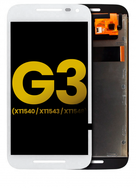 Motorola Moto G3 (XT1540 / 2015) Screen Replacement White