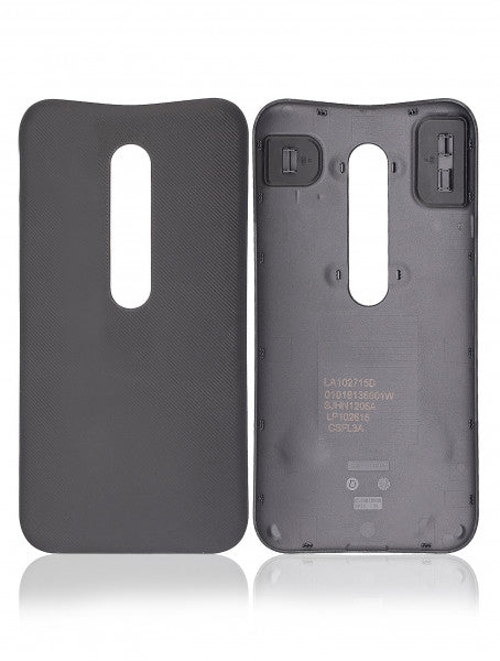 Motorola Moto G3 (XT1540 / 2015) Back Cover Replacement Black