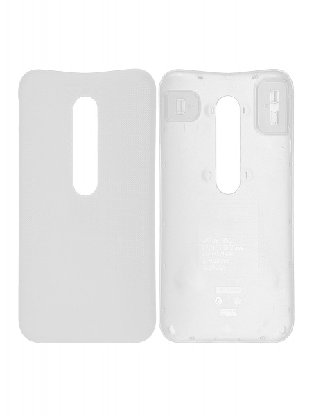Motorola Moto G3 (XT1540 / 2015) Back Cover Replacement White