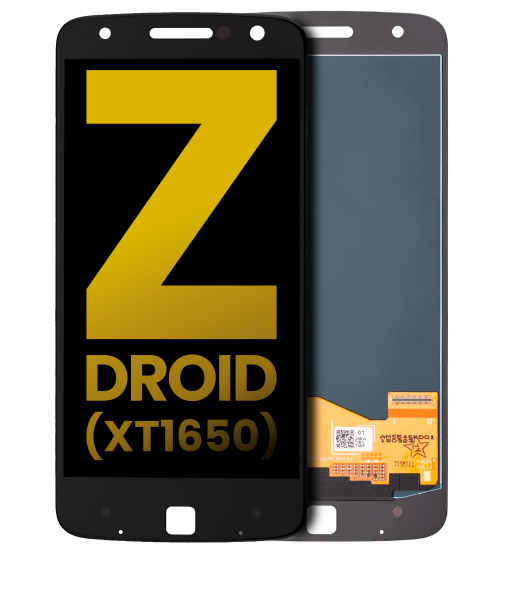 Motorola Moto Z Droid (XT1650-01 / 2016) Screen Replacement Black
