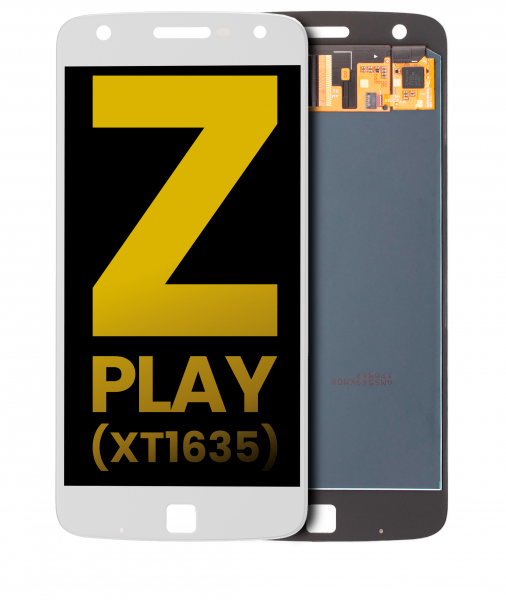 Motorola Moto Z Play Droid (XT1635-01 / 2016) Screen Replacement White