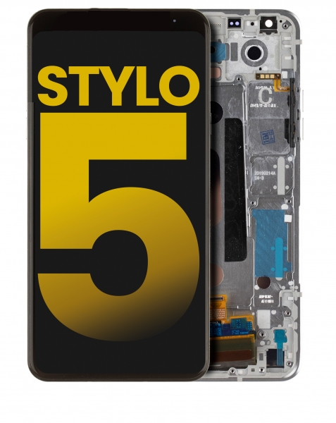 LG Stylo 5 Screen Replacement Silvery White