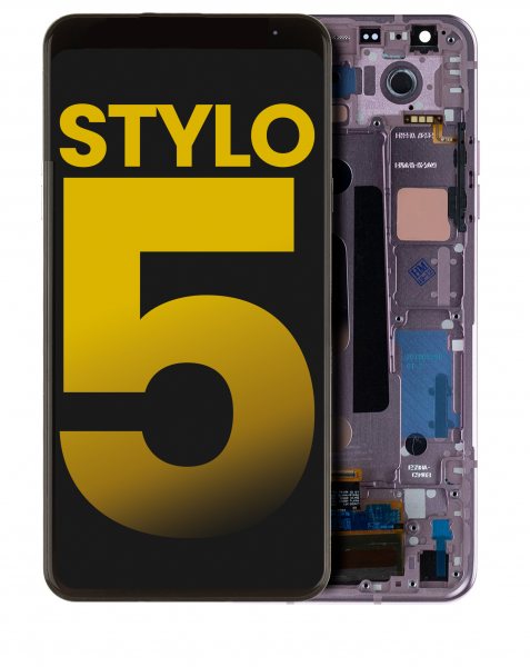 LG Stylo 5 Screen Replacement Blonde Rose