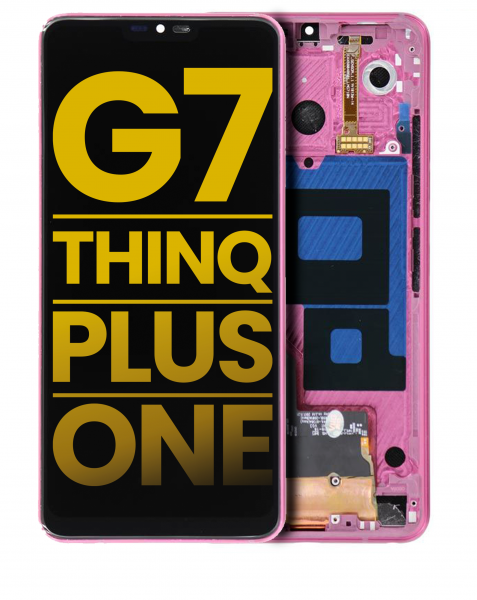 LG G7 One Screen Replacement Raspberry Rose