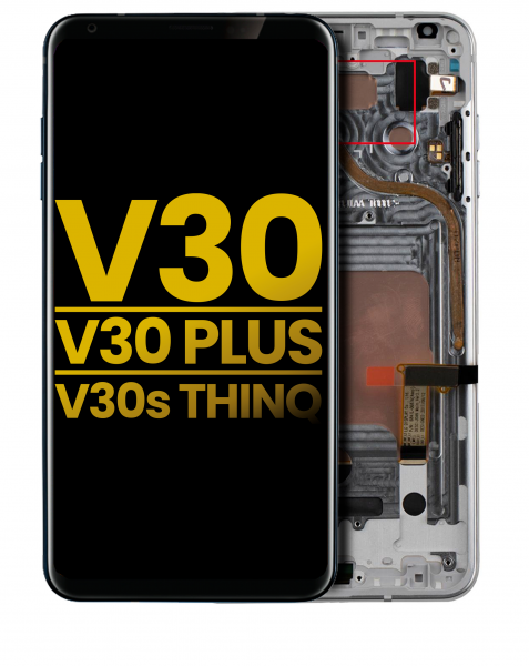 LG V30S ThinQ Screen Replacement Cloud Silver
