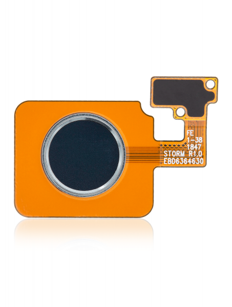 LG V50 ThinQ 5G Home Button Fingerprint Sensor Flex Replacement Gray