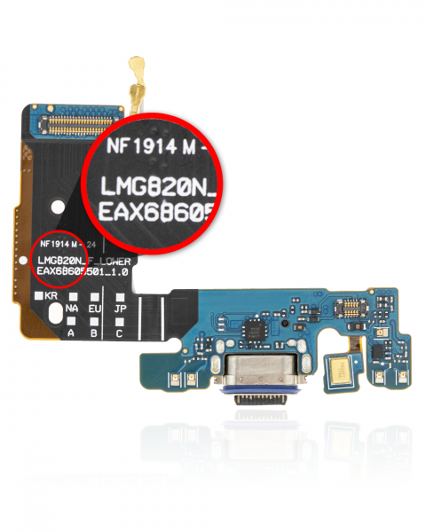 LG G8 ThinQ Charging Port Flex Replacement