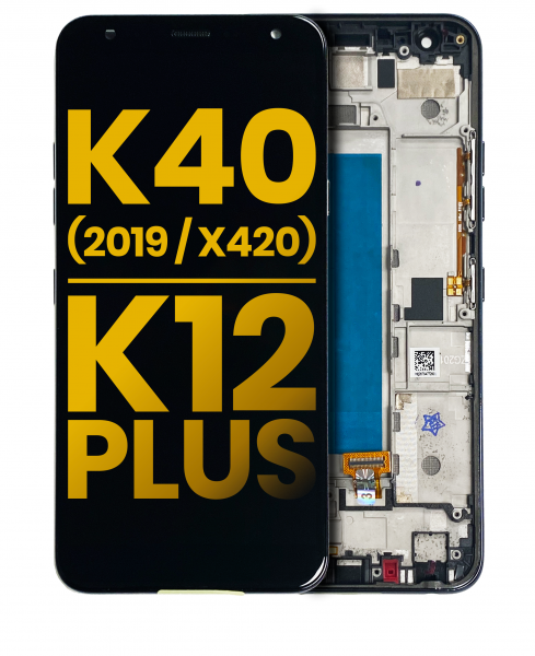 LG K12 Plus Screen Replacement Black