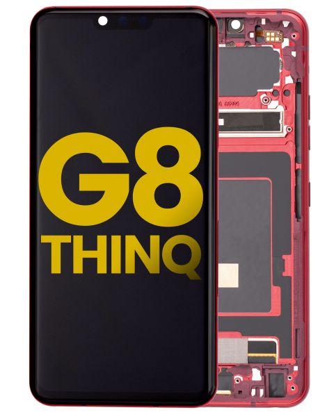 LG G8 ThinQ Screen Replacement Carmine Red