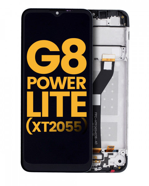 Motorola Moto G8 Power Lite (XT2055 / 2020) Screen Replacement With Frame