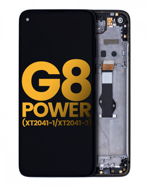 Motorola Moto G8 Power (XT2041-1 / 2020) Screen Replacement Smoke Black