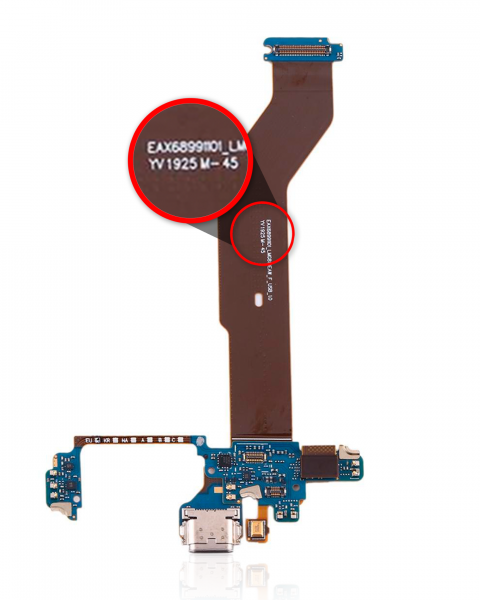 LG G8S ThinQ Charging Port Flex Replacement