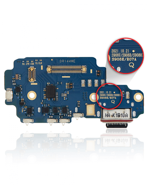 Samsung Galaxy S22 Ultra 5G Charging Port Board With Sim Card Reader R ...
